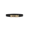MOSCHINO THE BELT IN LEATHER WITH LOGO MC6000PP0NOD900